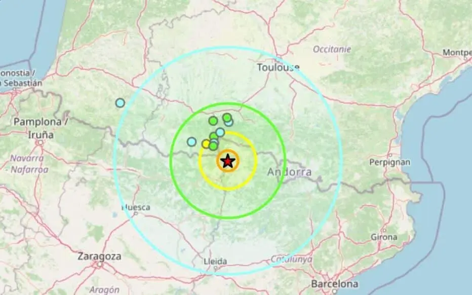 La terre a tremblé trois fois hier dans les Pyrénées