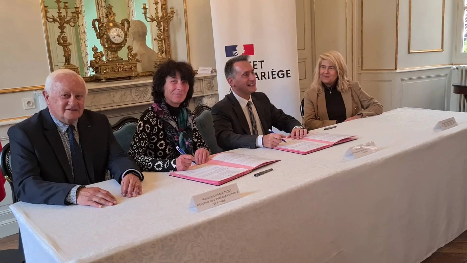[VIDEO]. ARIEGE. La reconstruction d’un EHPAD soutenu par la ministre Dominique Faure