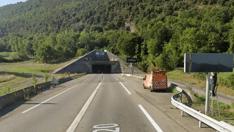Ariège : Un accident sur la RN20 le tunnel fermé dans le sens Toulouse Foix