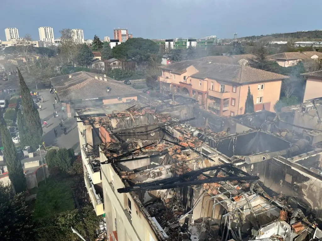 Toulouse. Violent incendie dans une résidence, 27 victimes évacuées