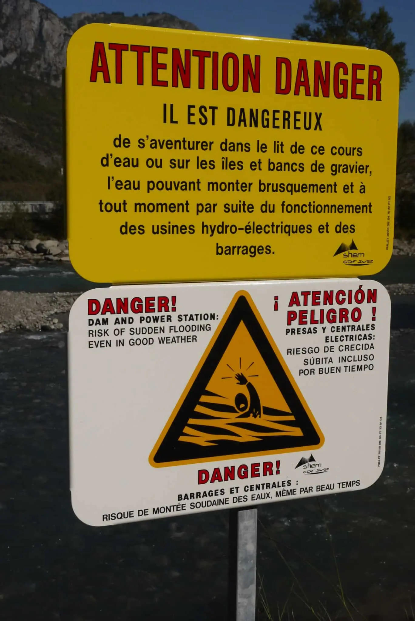 Ouverture de la pêche : prudence à l’aval des ouvrages hydroélectriques