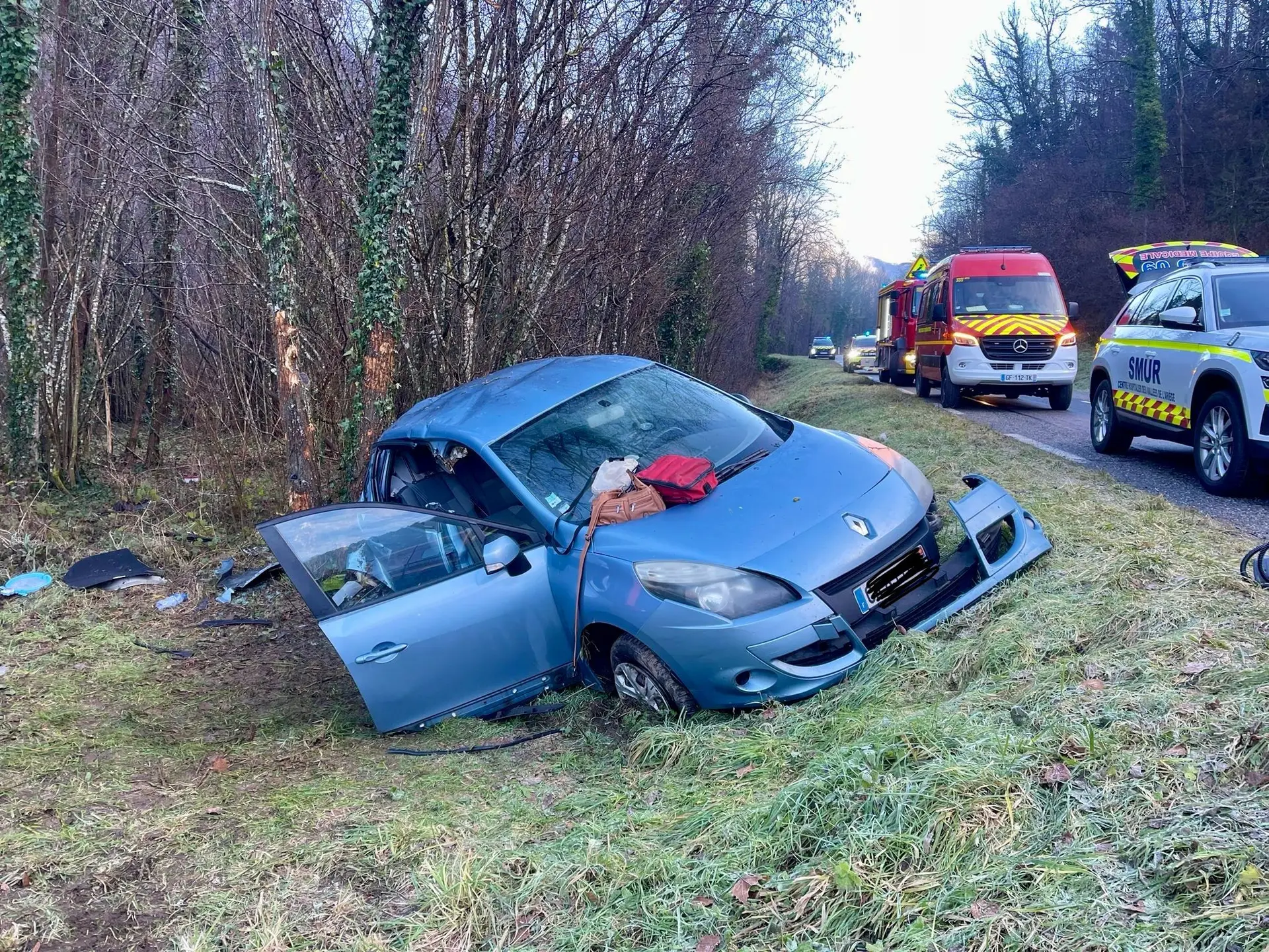 Ariège. Une sortie de route dans la vallée du Vicdessos fait deux blessés