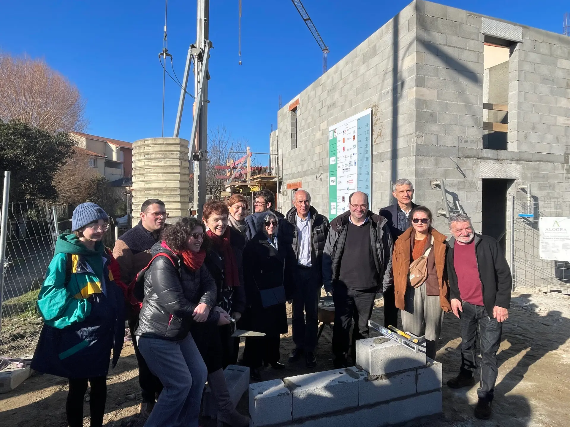 Pamiers. Une première pierre pour l’habitat inclusif Andema
