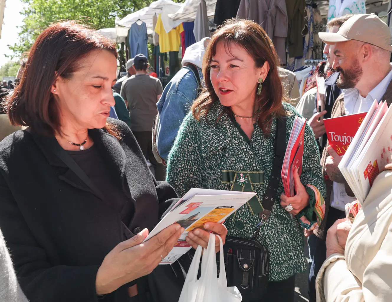 MarcheLaFaourette Carole Delga a lancé sa grande tournée citoyenne depuis le marché de la Faourette à Toulouse