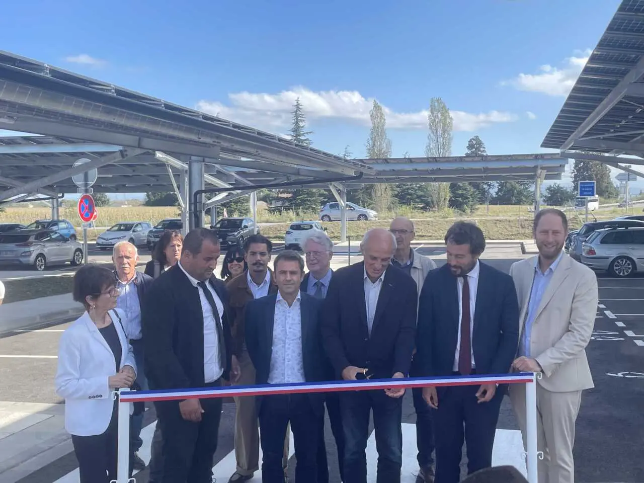 Une nouvelle aire de covoiturage inaugurée à Pamiers
