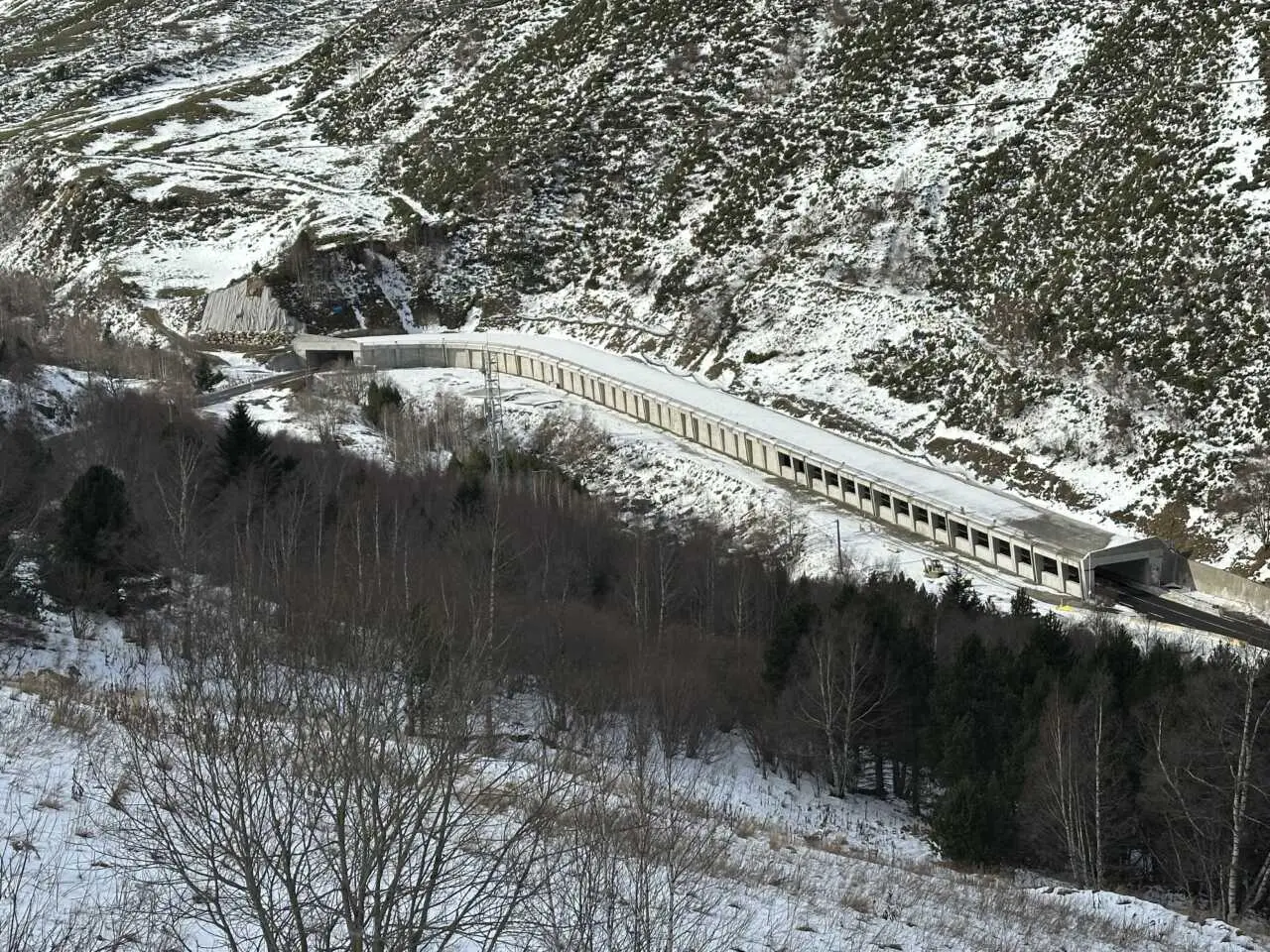 La galerie paravalanche inaugurée à L’Hospitalet-près-l’Andorre
