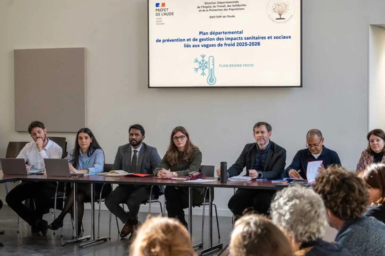 Dans l’Aude, le plan grand froid Dans l’Aude, le plan grand froid