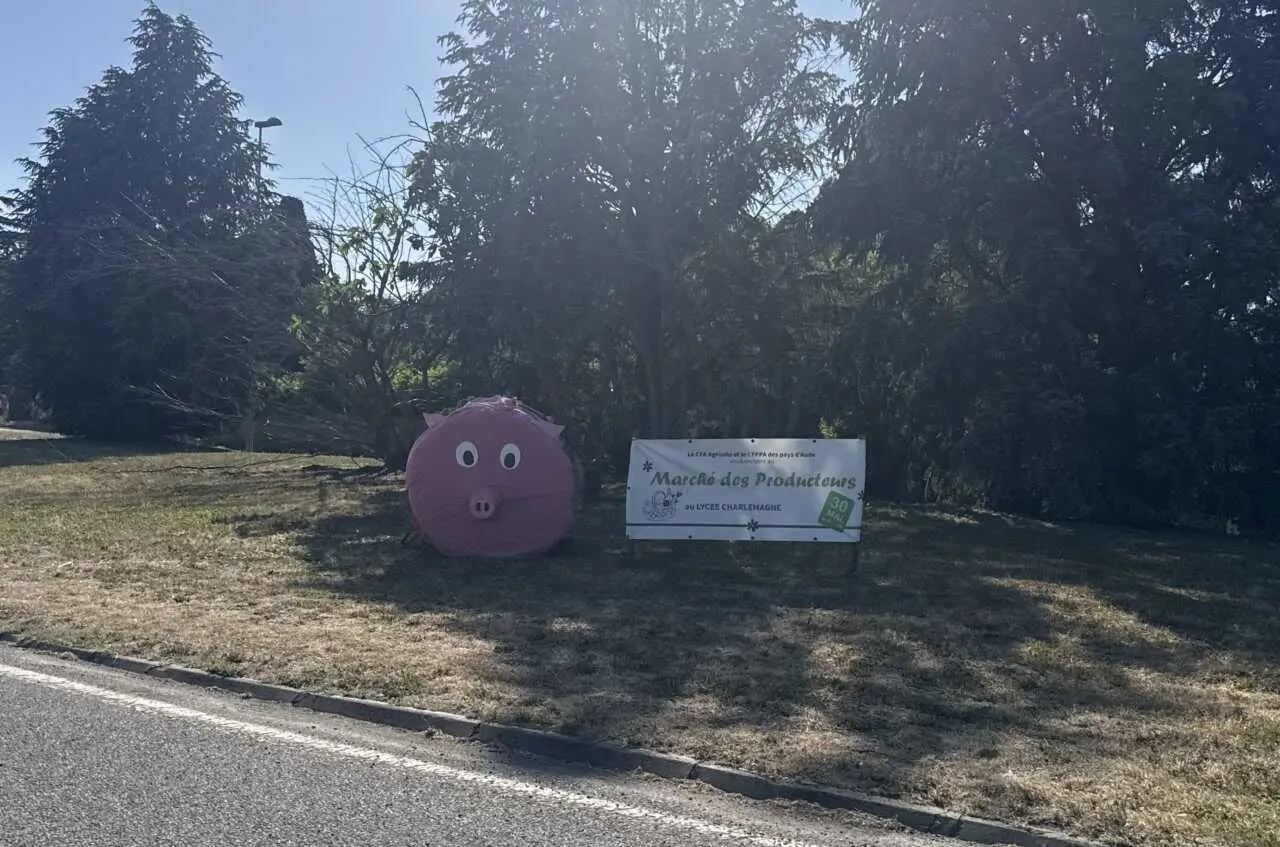 Le lycée Charlemagne à Carcassonne organise un marché de producteurs