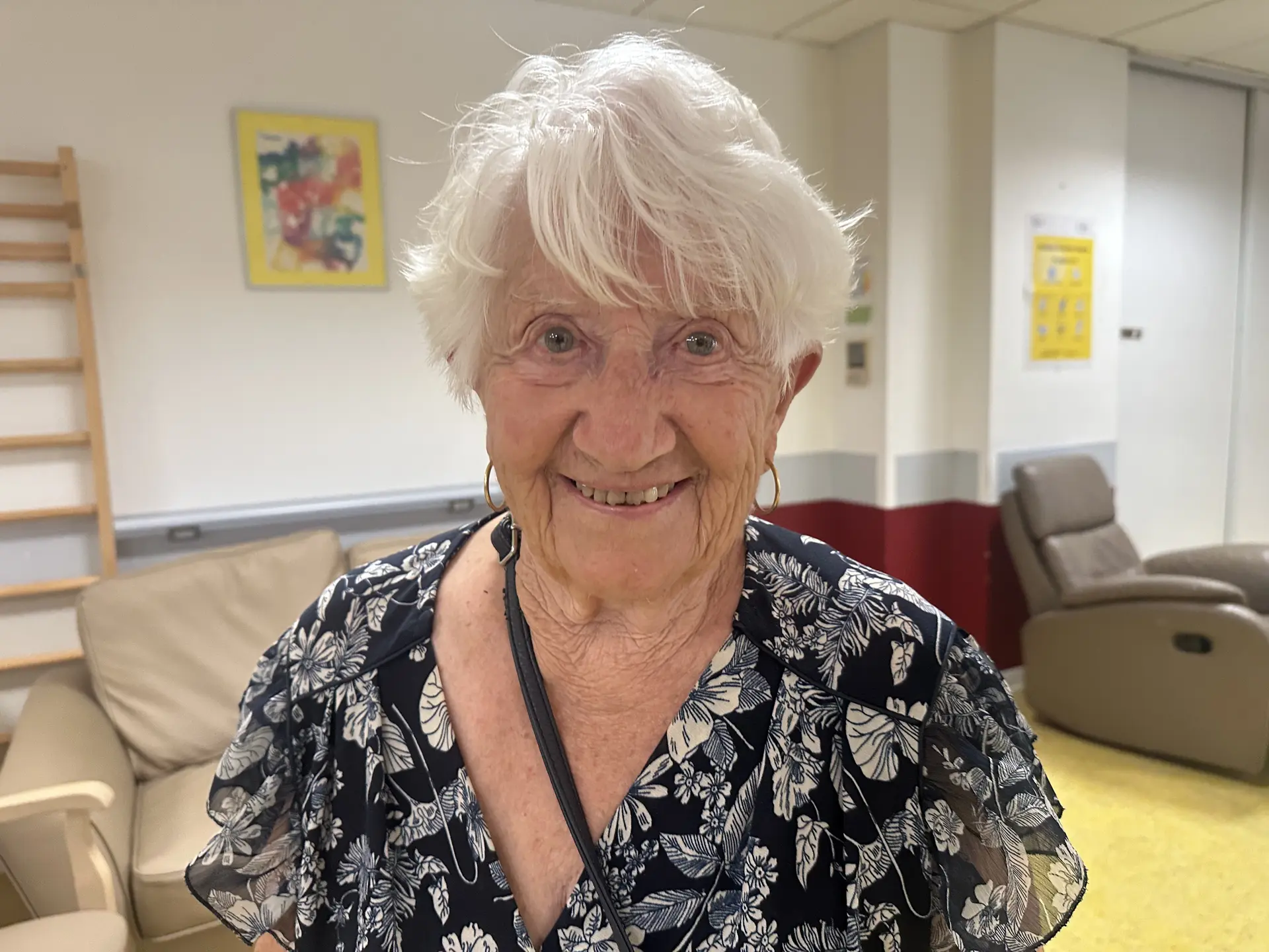 Pierrette 90 ans, résidente de l'Ehpad de Verniolle