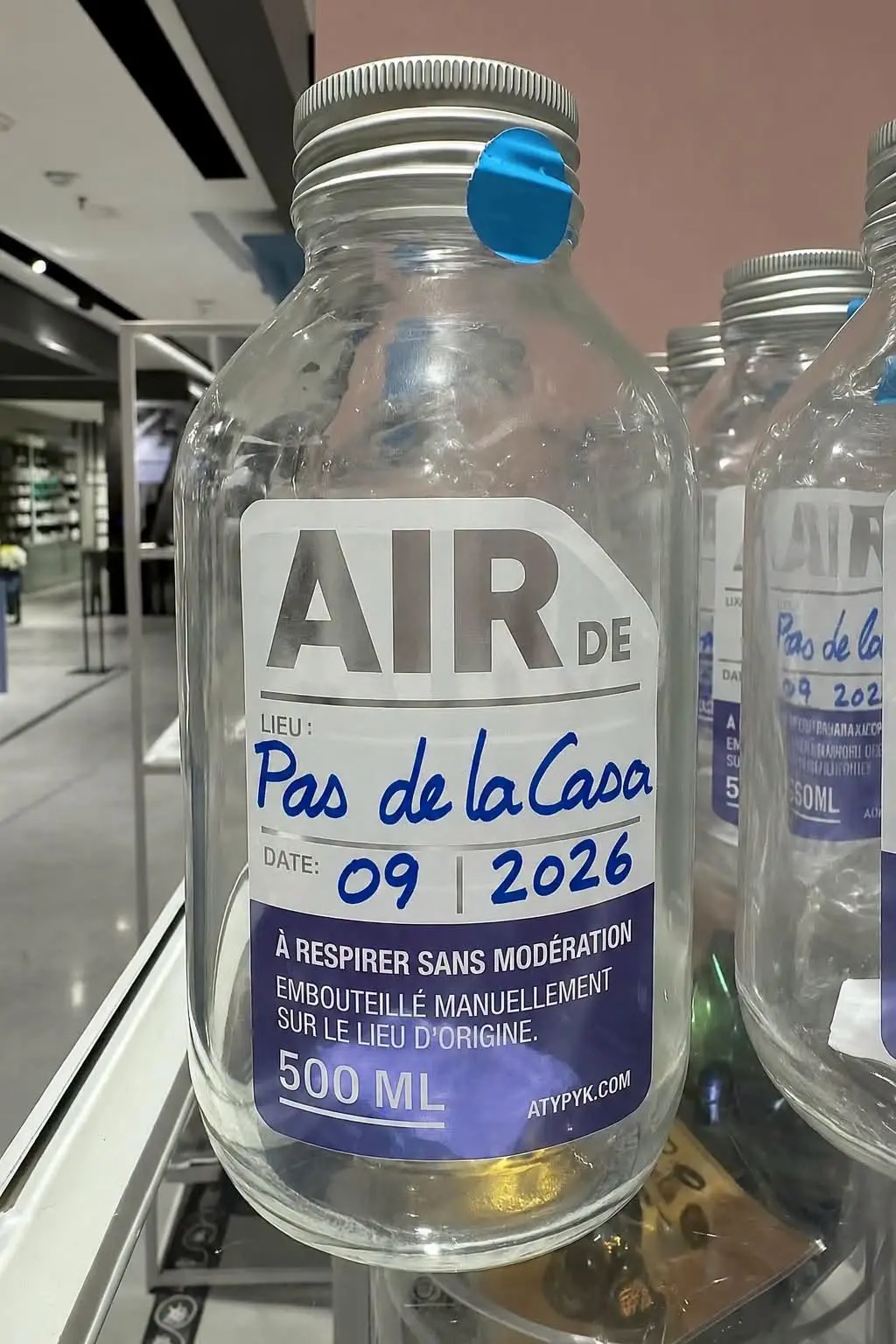 En Andorre, même l’air s’achète en bouteille...