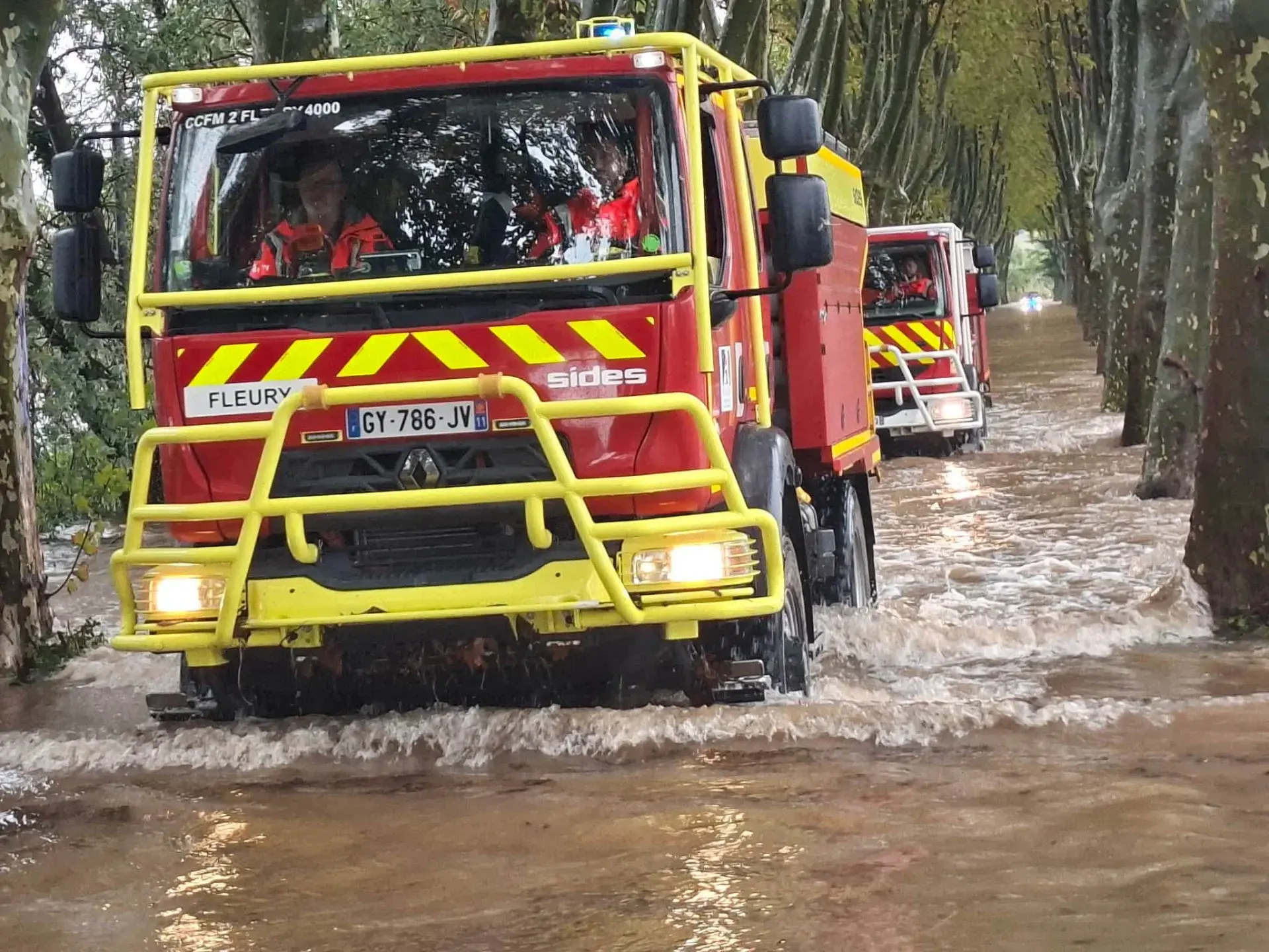 Intempéries : 31 sapeurs-pompiers de l’Aude mobilisés en renfort dans trois départements