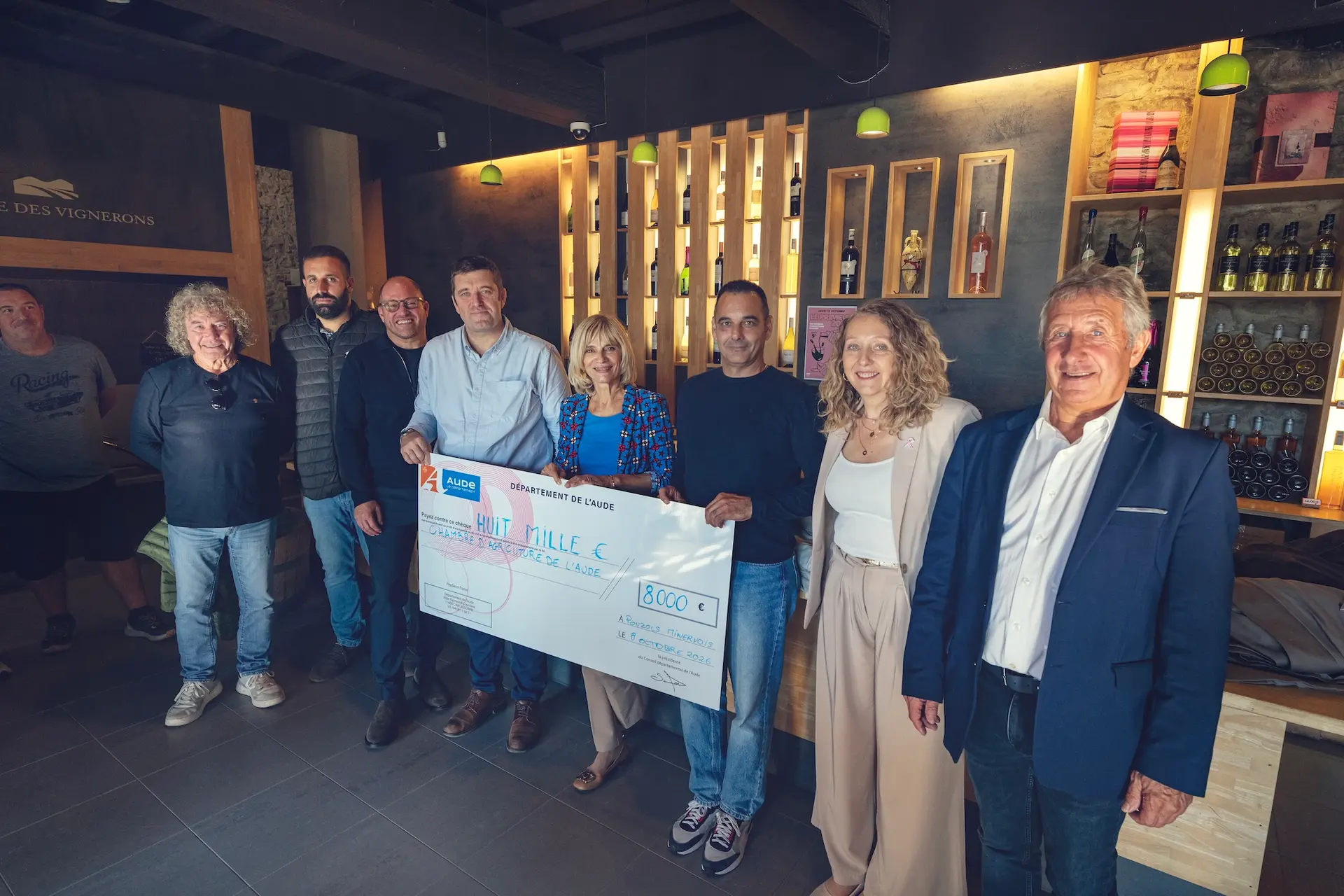 Le Département de l’Aude débloque 8 000 euros pour les viticulteurs sinistrés par l’incendie à Pouzols-Minervois