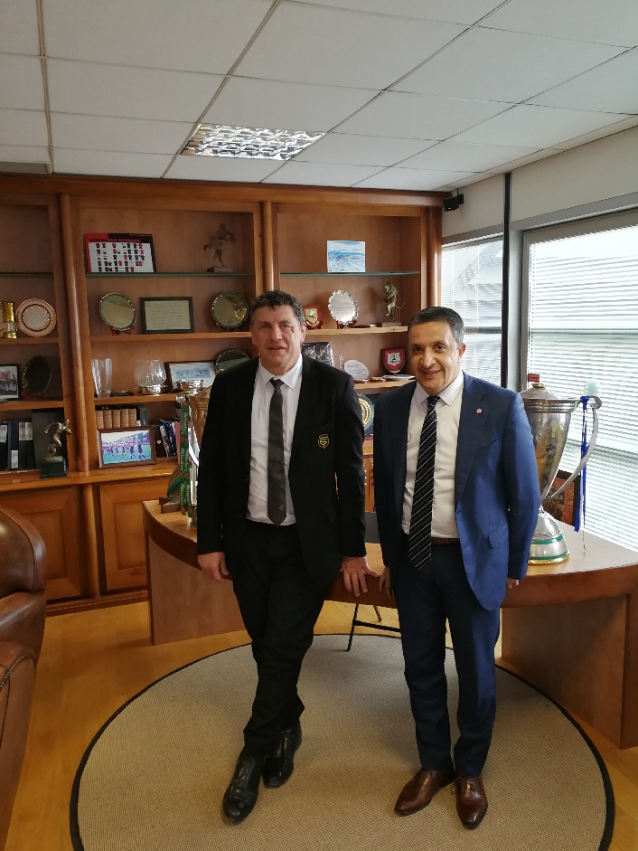 SPORT : Interview de Belkhir Belhaddad, député, chargé de la mission « Sport et Territoire », en visite à Toulouse