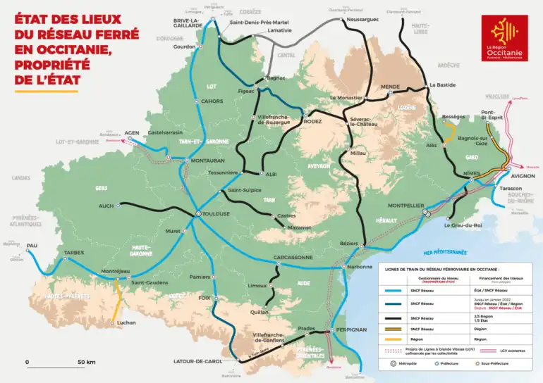 Ferroviaire. PÃ©tition, tract, plan de financement : Carole Delga pars en campagneâ€¦ pour faire pression sur lâ€™Etat