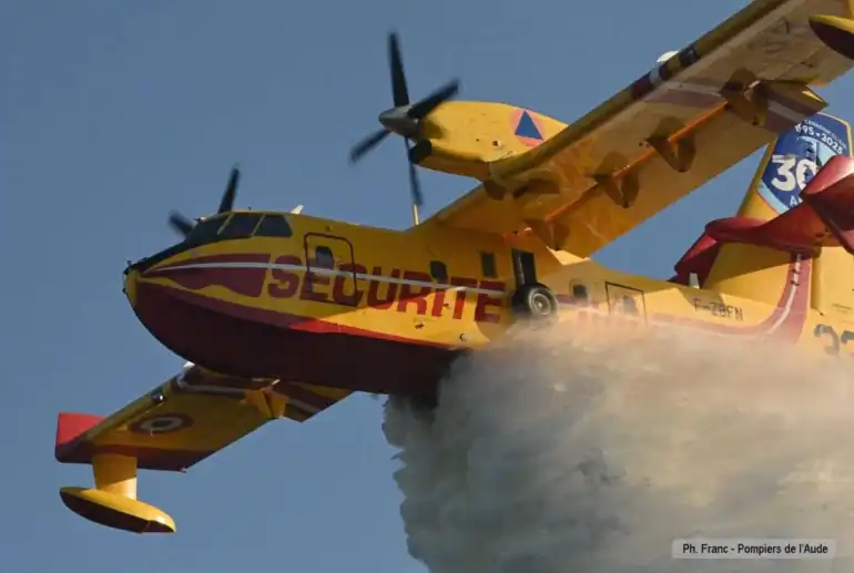 Feu Ã  MontsÃ©gur : 26 largages aÃ©riens pour venir Ã  bout dâ€™un incendie, 2 hectares brulÃ©s