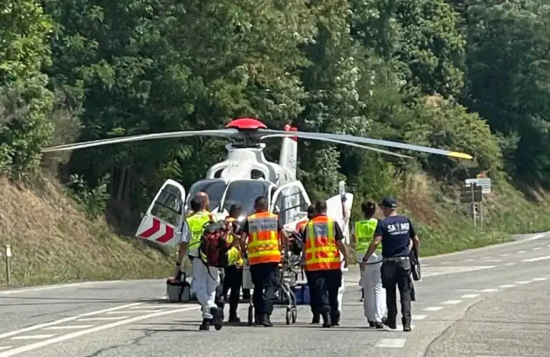 AriÃ¨ge : deux accidents Ã  une heure dâ€™intervalle, un blessÃ© grave hÃ©liportÃ©