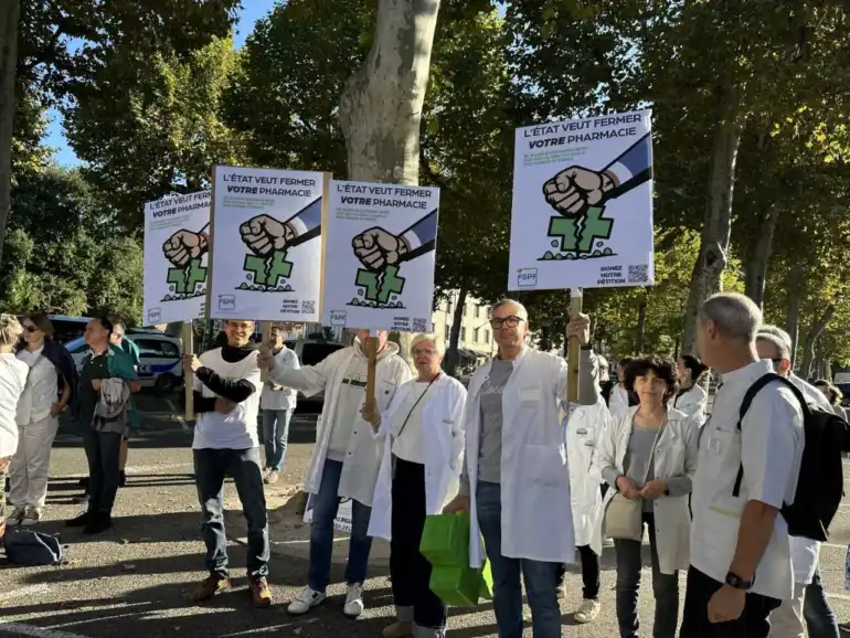 Pharmaciens, citoyens : en AriÃ¨ge, quelques mobilisations ont eu lieu dÃ¨s ce matin