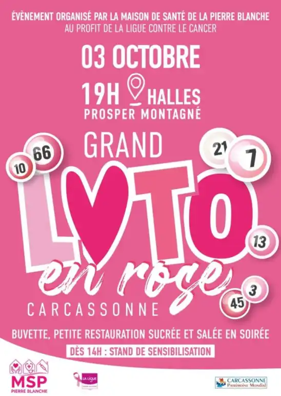 Ce vendredi 3 octobre, la MSP, organise son loto.