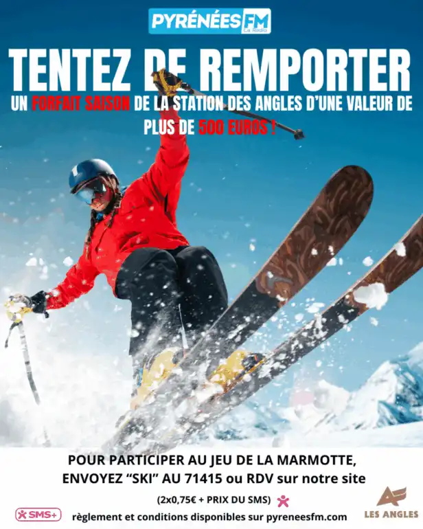 Un forfait saison de la station des Angles dâ€™une valeur de plus de 500 euros !