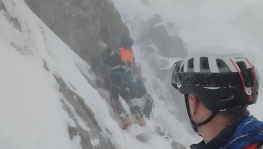 La PGHM a secouru un alpiniste espagnol dans les Pyrénées-Orientales le mardi 18 février 2025.
Crédit : @Facebook/PGHM des Pyrénées-Orientales