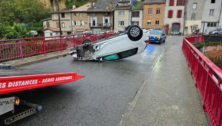 Photo SDIS 09 - l'accident s'est déroulé aux alentours de 16h45 ce samedi 9 novembre