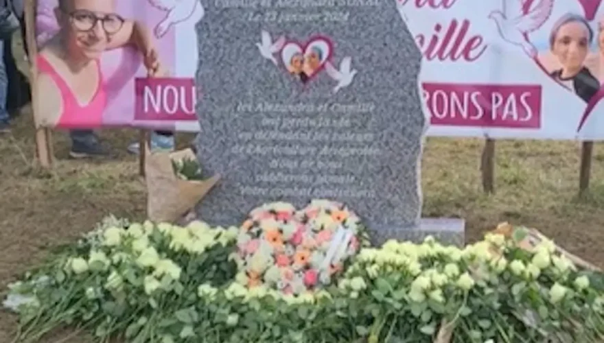 Un hommage a été rendu à Alexandra Sonac et sa fille le 23 janvier dernier à Pamiers. Photo SL